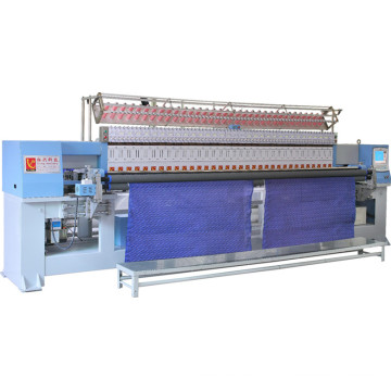 Yuxing Quilting bordado textil maquinaria, bordado computarizado Quilter 33 cabeza, edredón bordado cadena de producción Yxh-1-1-50.8